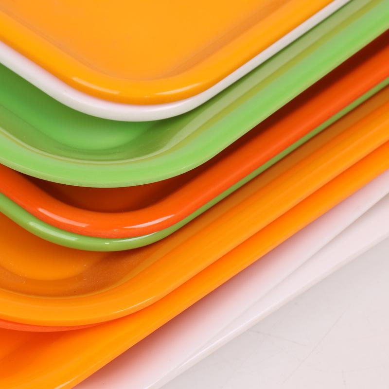 Melamine Rectangle Rolling Tray