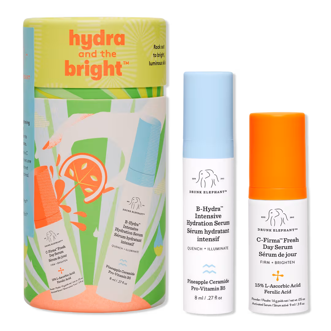 Drunk Elephant  Hydra and the Bright Travel Size Duo