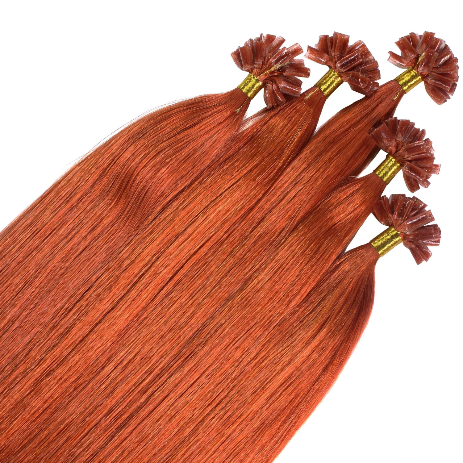Bonding Extensions Premium Echthaar #8/43 Hellblond Rot-Gold 0,8g