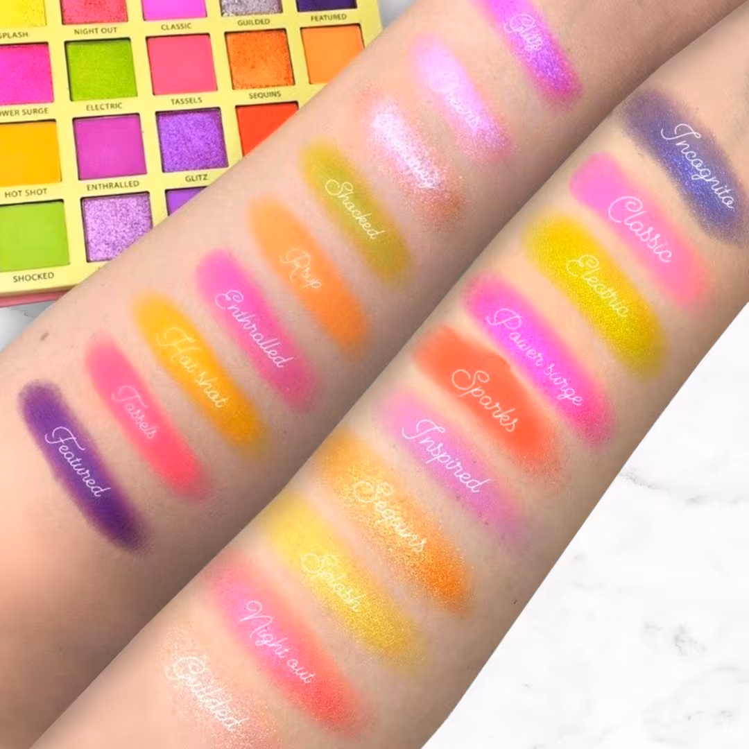 Rude  The Roaring 20's Eyeshadow Palette - Neons