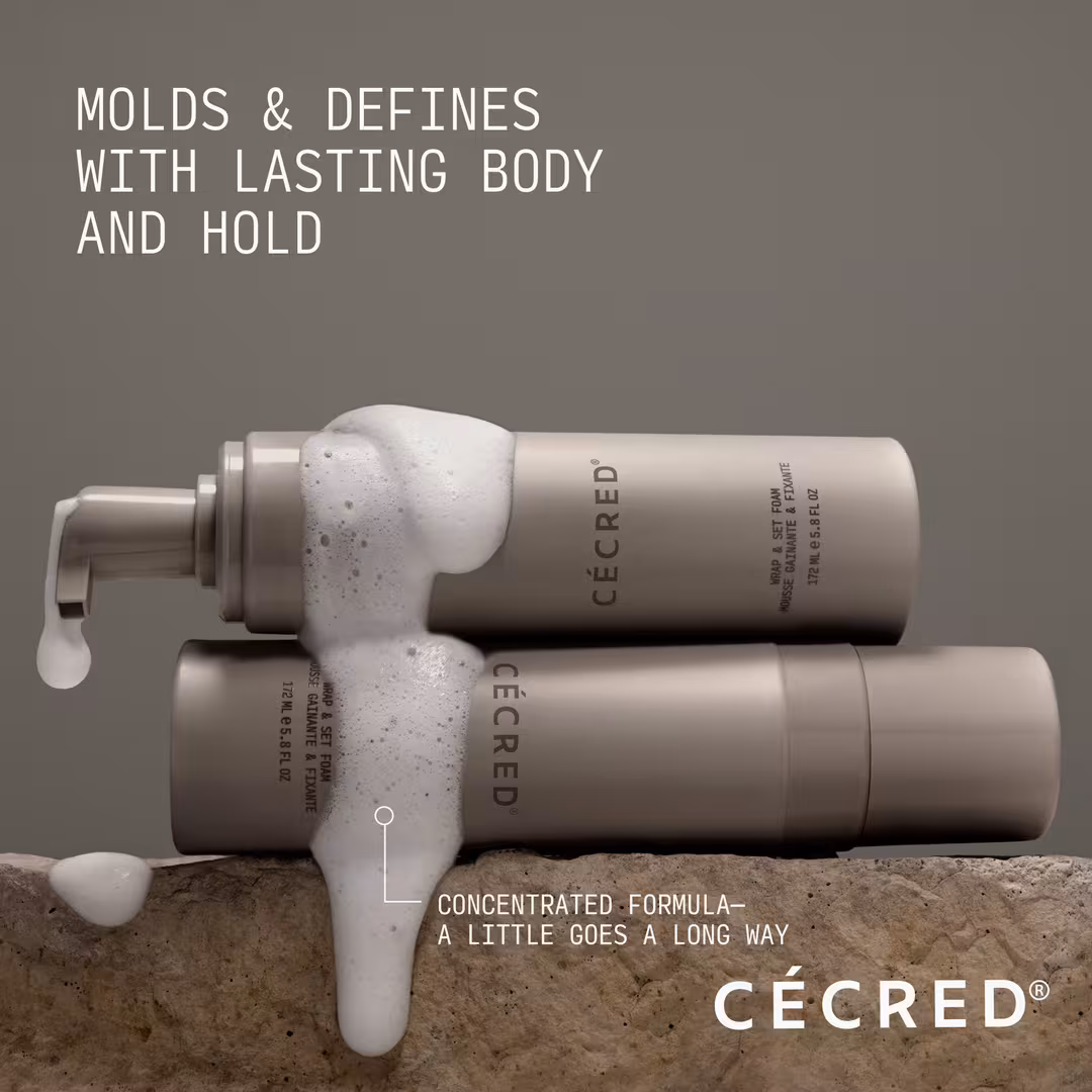 CÉCRED  Wrap & Set Foam