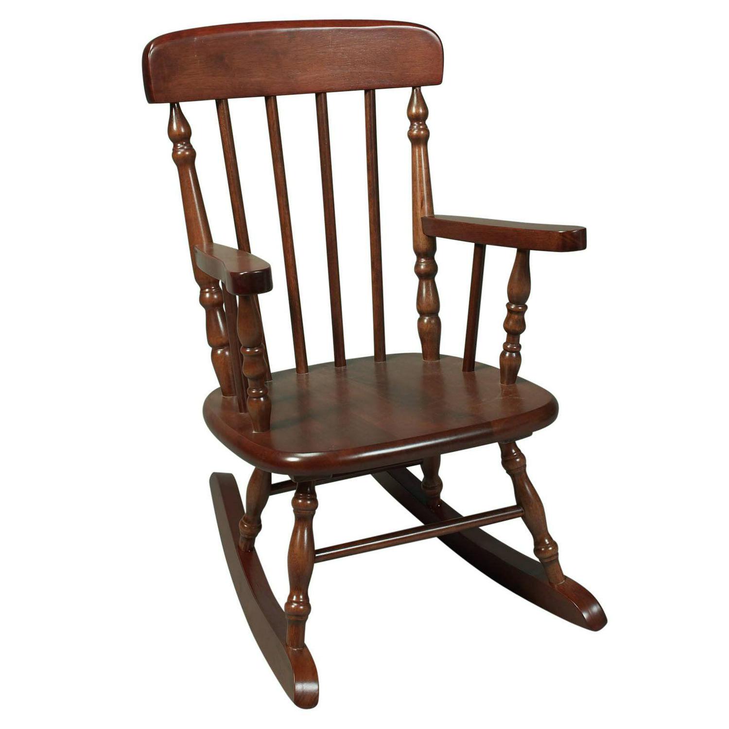 Deluxe Child-s Spindle Rocking Chair (White)