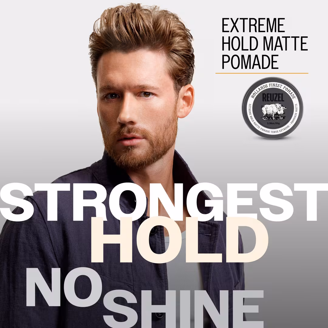 REUZEL  Extreme Hold Matte Pomade No Shine