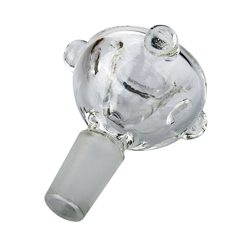 14mm Male Clear Round Bong Bowl