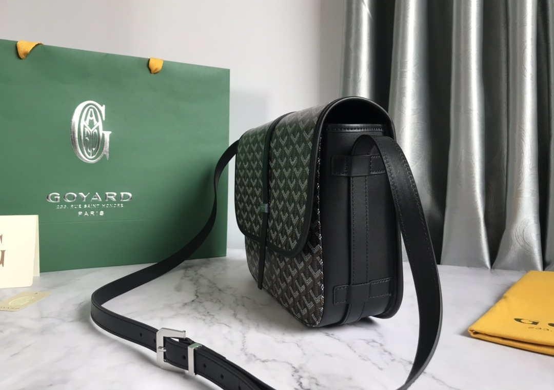 Replica Goyard 2MMLTY01CL01P Belvedere MM Bag GY020183 Brown with Black