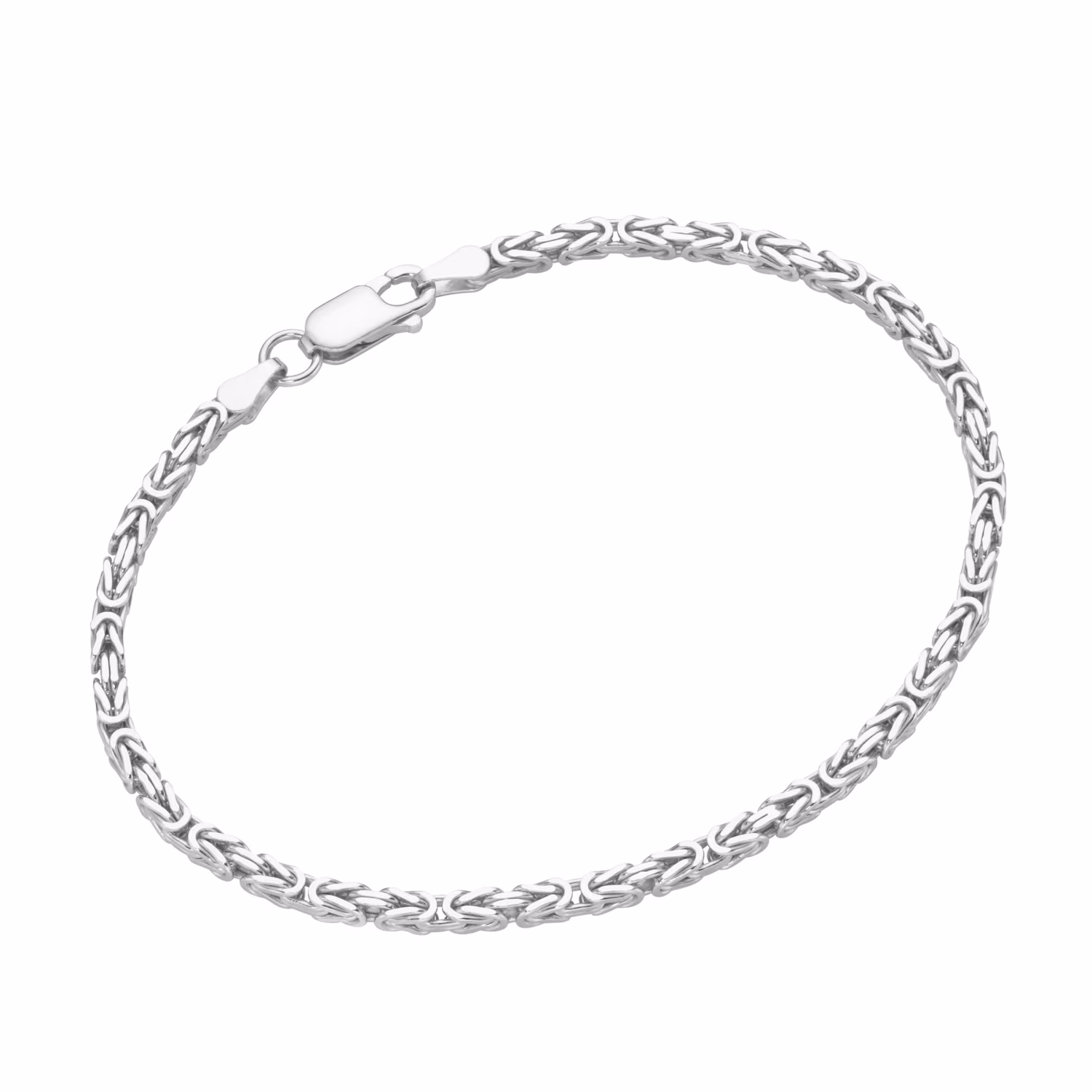 Armband Königskette, massiv, Silber 925