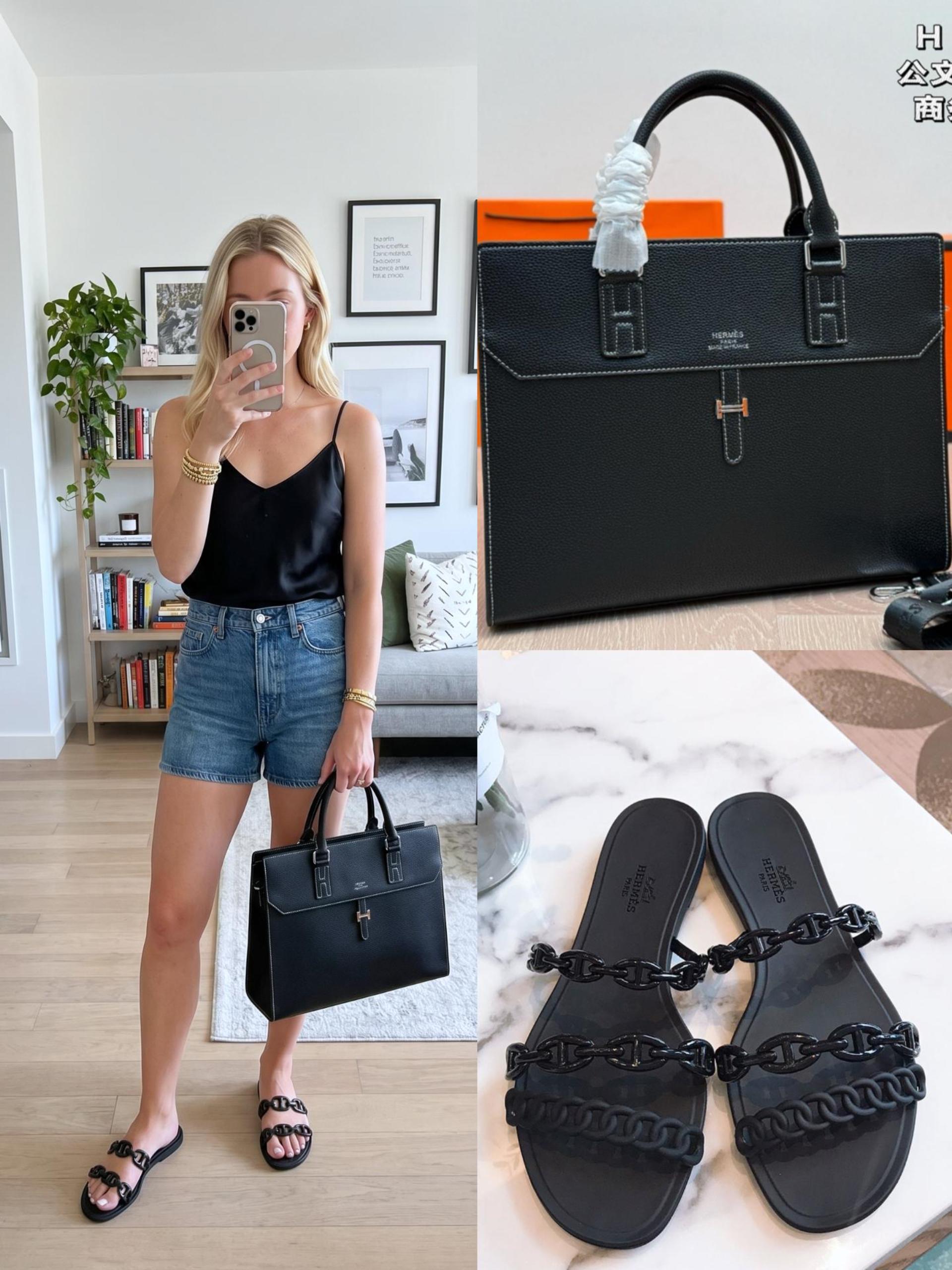 Hermès Shoes & Bag Set
