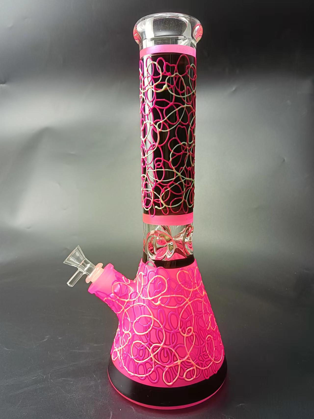 20 Swirl Glass Beaker Bong