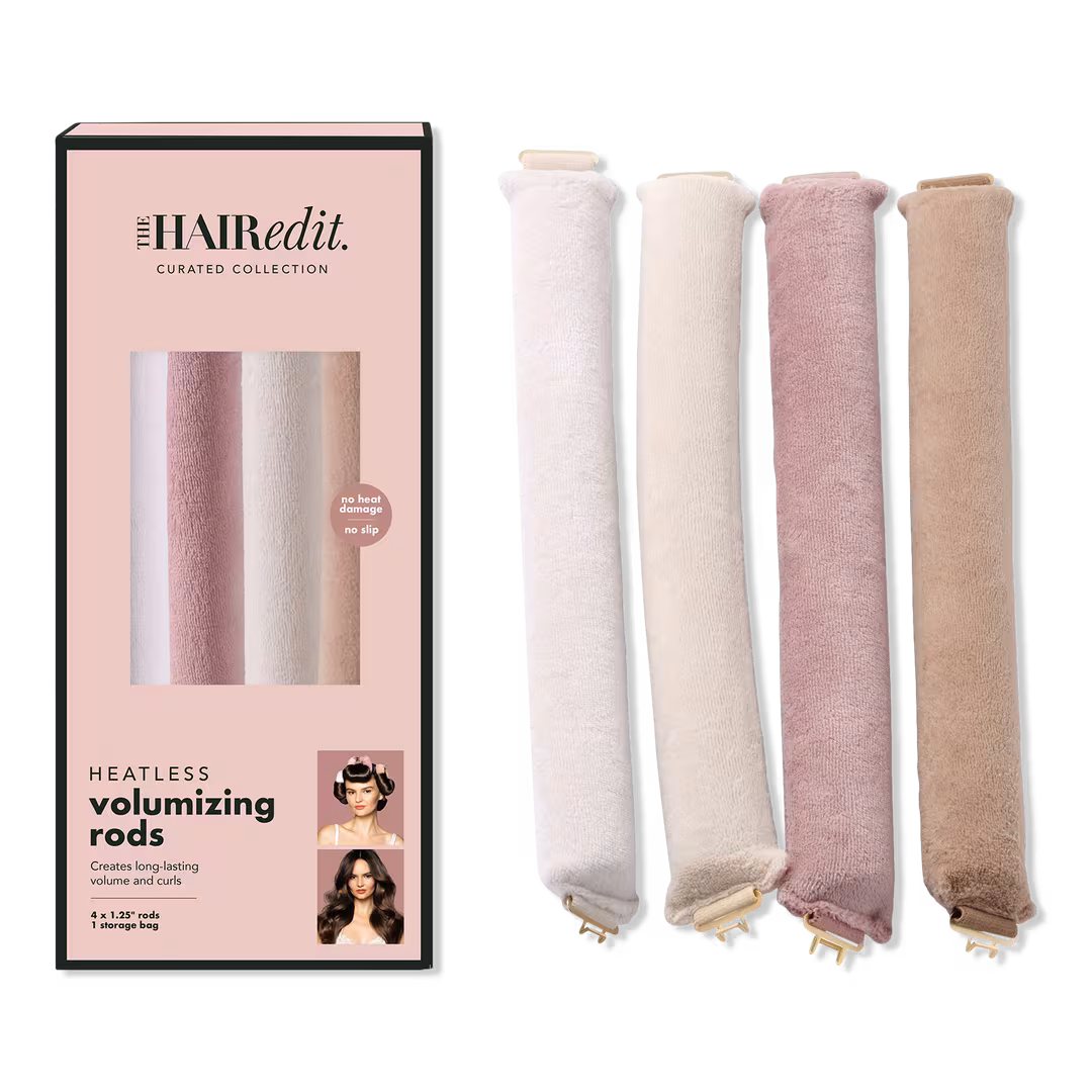 The Hair Edit  Heatless Volumizing Hair Rods 4-Pack