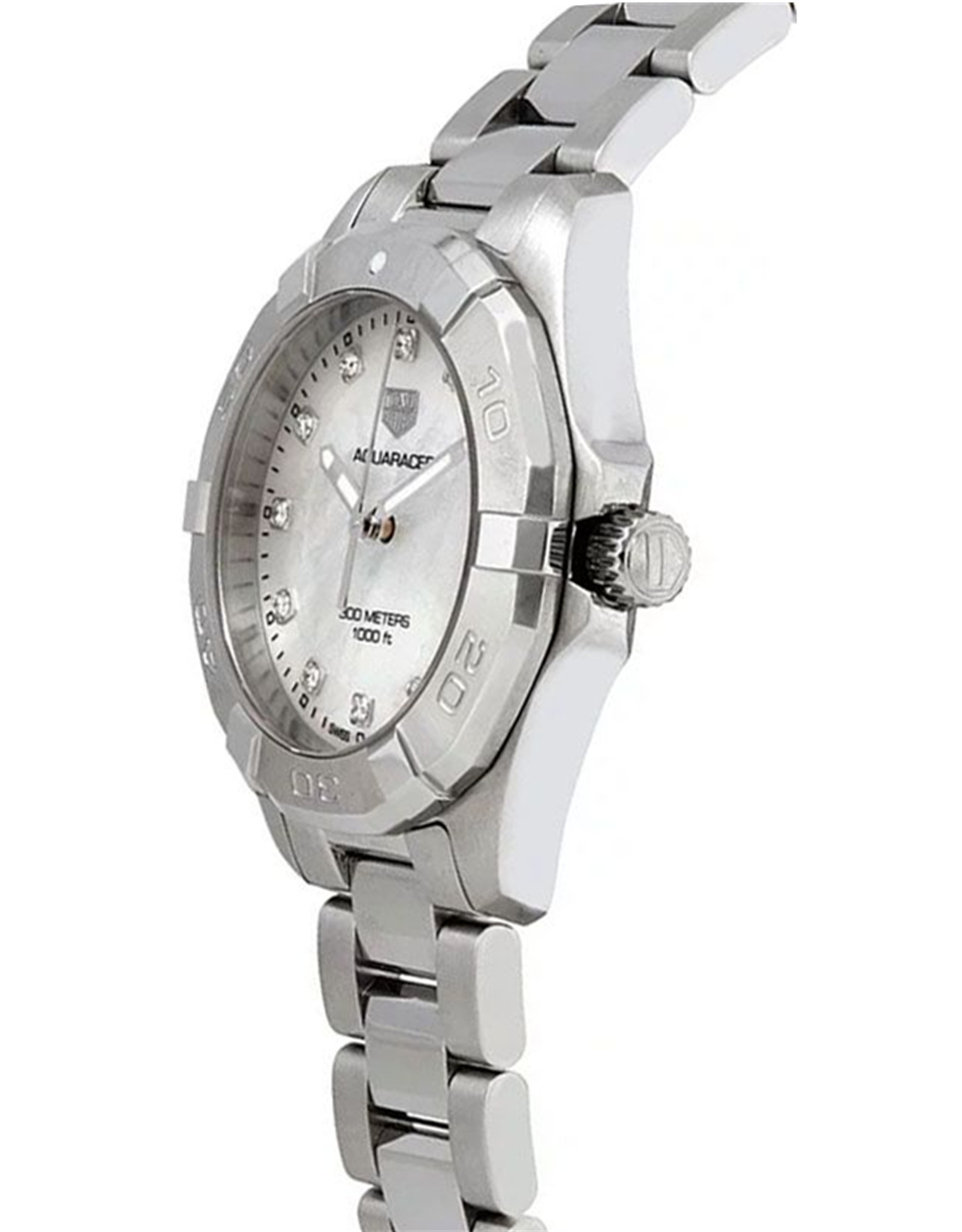 Replica Tag Heuer Aquaracer White Pearl Diamond Dial WoMen's Watch WBD1314.BA0740 32 MM