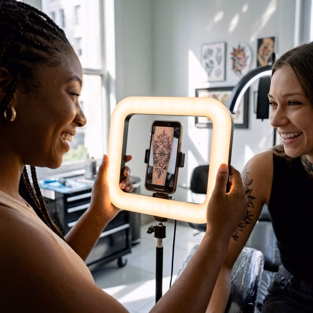 CosmoGlo  Content Creation LED Frame + Tripod
