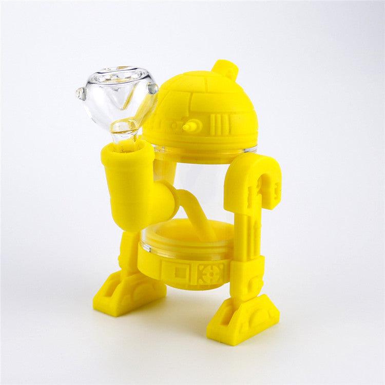 5 Glow In The Dark Silicone Dab Rig (Random Color)
