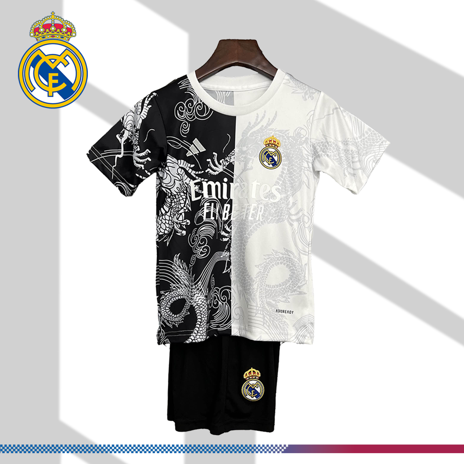 2025/2026 Real Madrid Special Edition Kids Kit (Kids Kit socks)