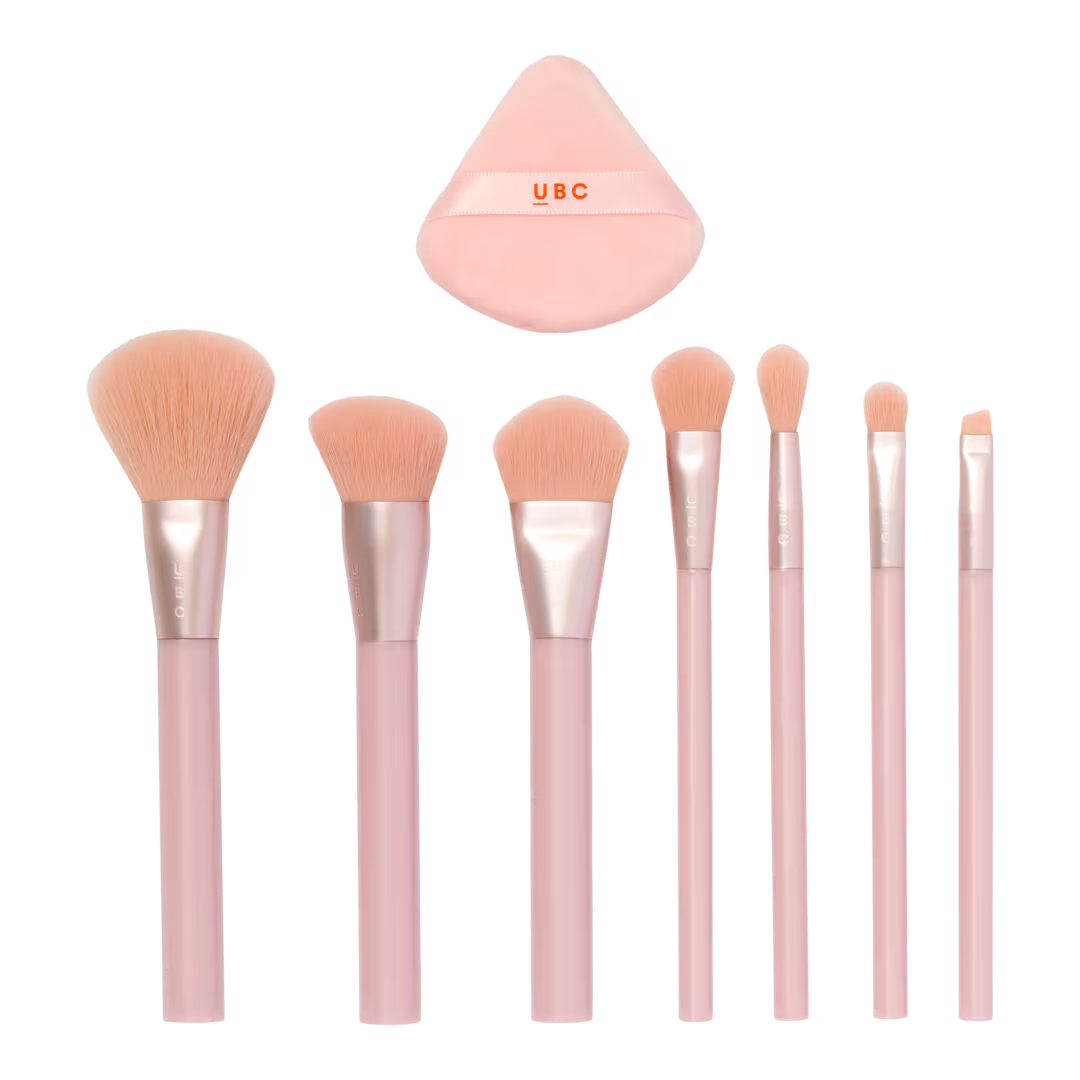 ULTA Beauty Collection  Dream Sweep 8 Piece Makeup Brush and Powder Puff Set