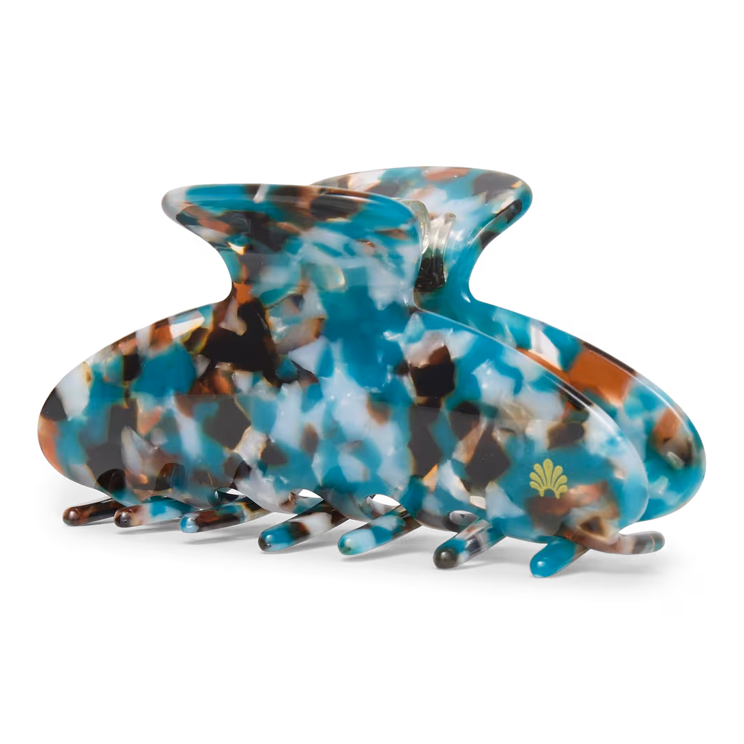 Lele Sadoughi  Peacock Tortoise Large Claw Clip