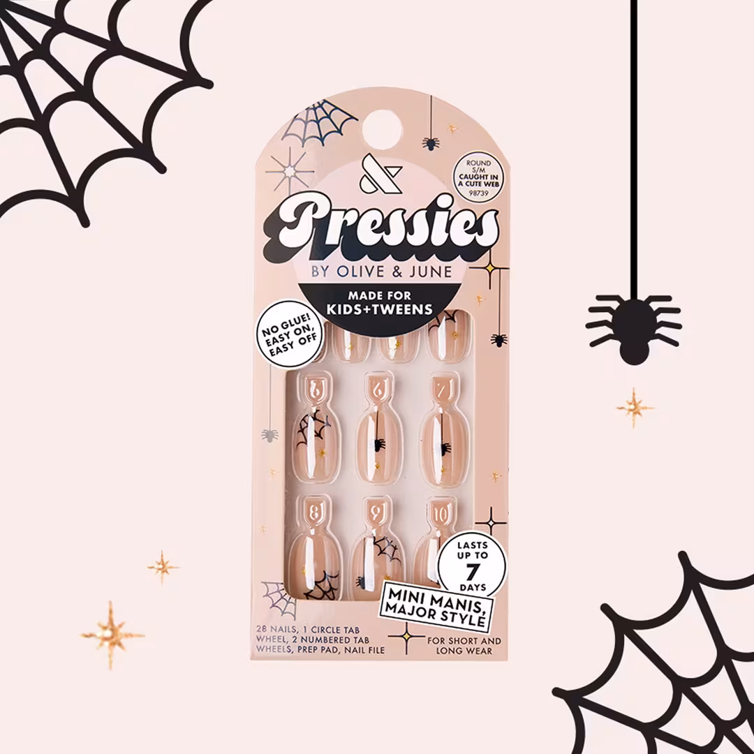 Olive & June  Pressies Halloween Caught in a Cute Web