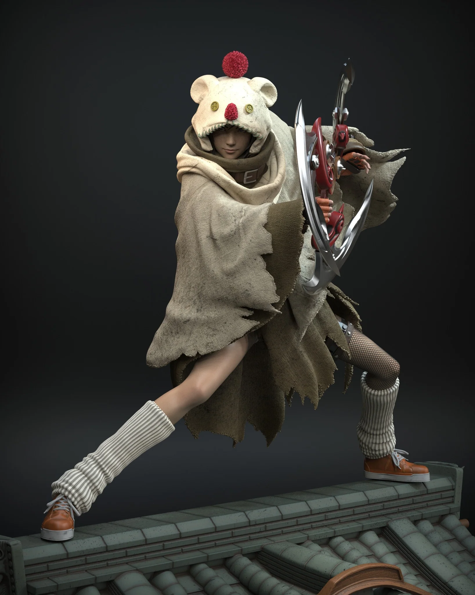 Final Fantasy - Yuffie Kisaragi | 1:4 Resin Statue | von Solar Studio