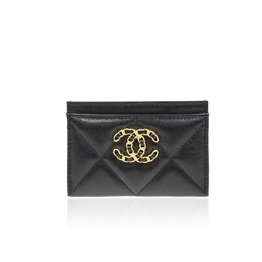 Chanel Sheepskin Card Holder wallet