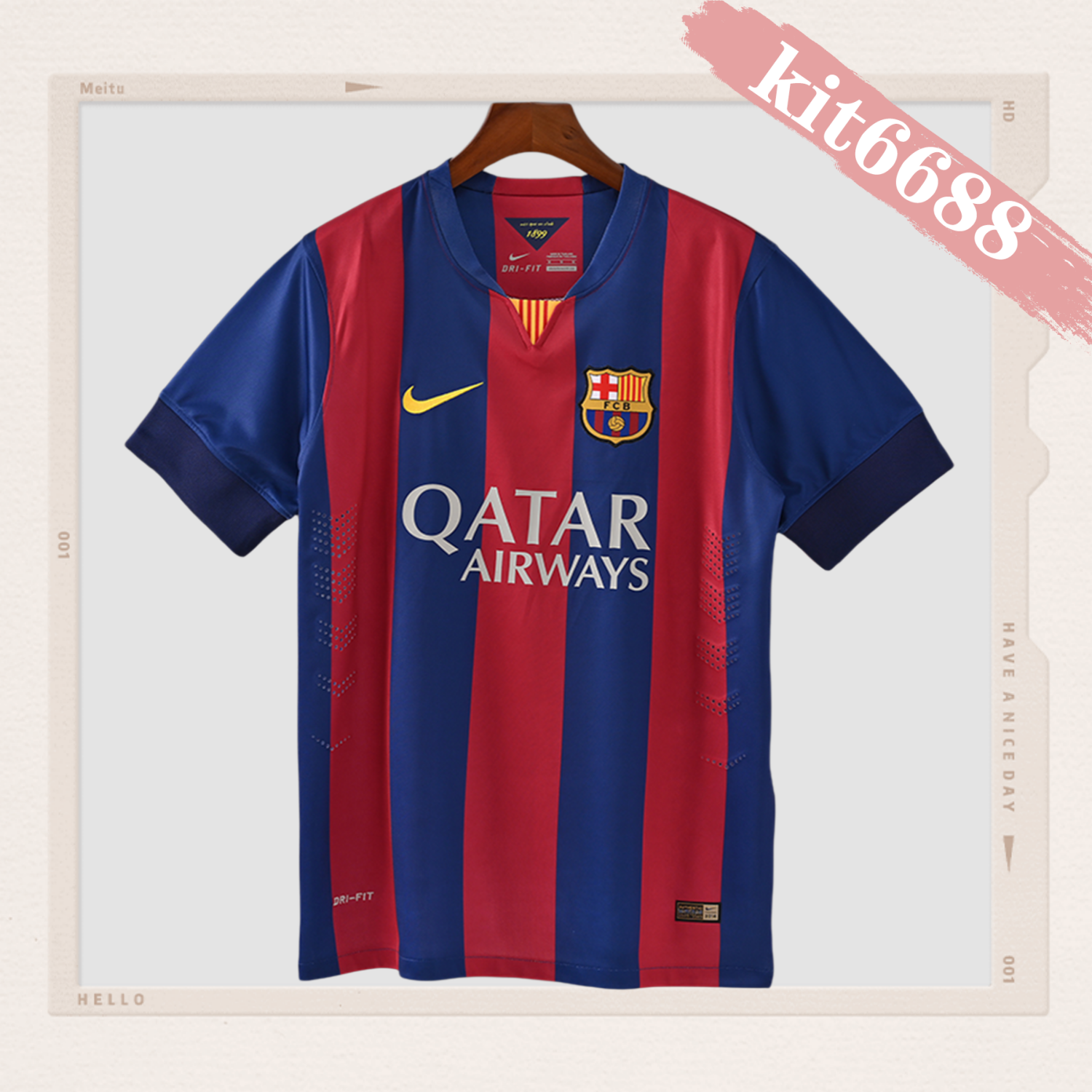 2014/2015 Barcelona Home Retro Football Shirt