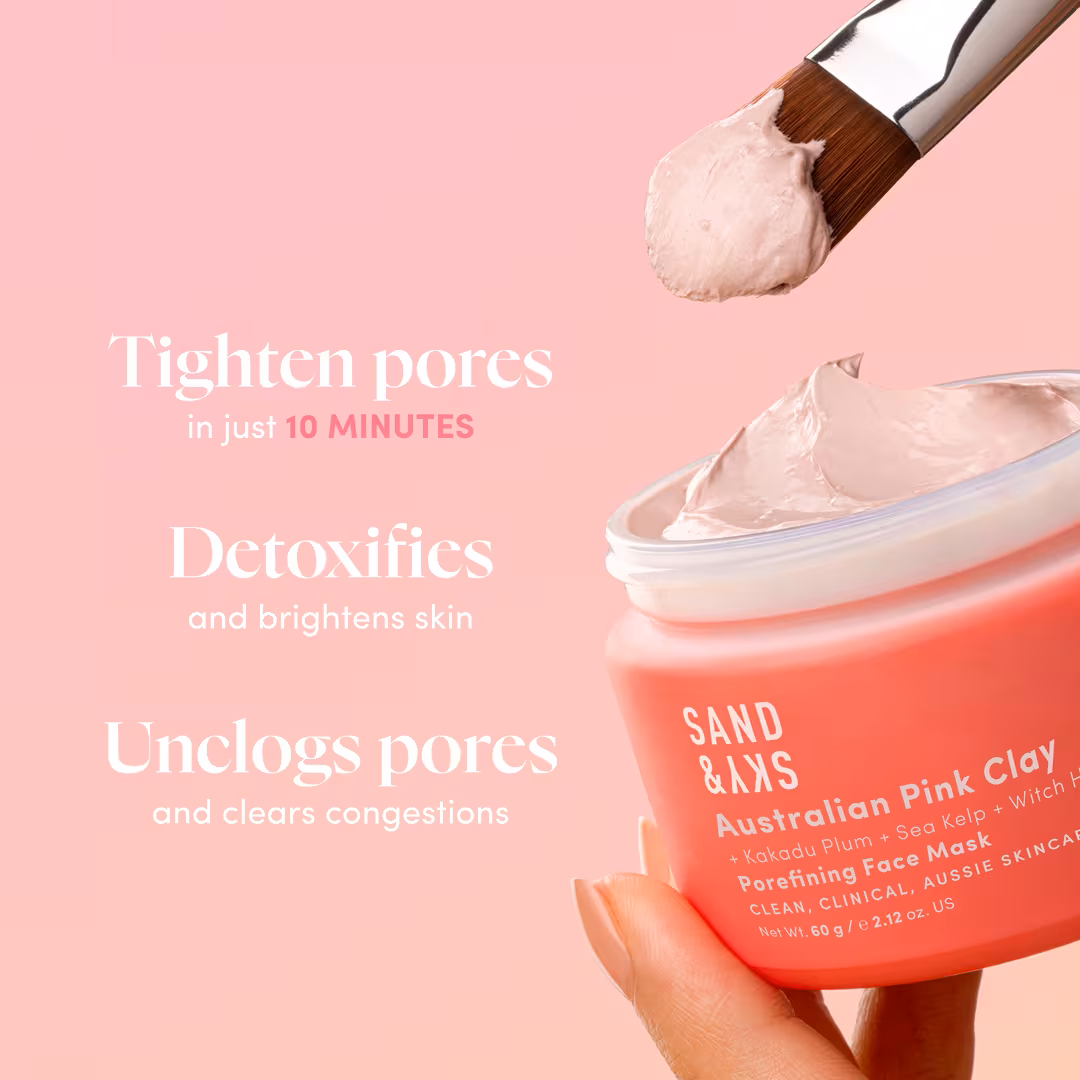 Sand and Sky  Australian Pink Clay Mask Besties Kit