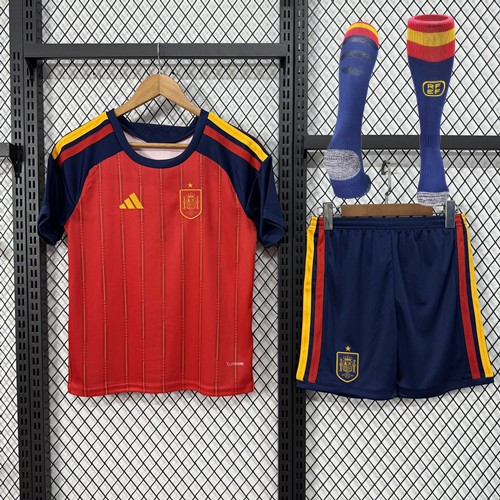 2026 Spain Kids/Adult Set home (With Socks)