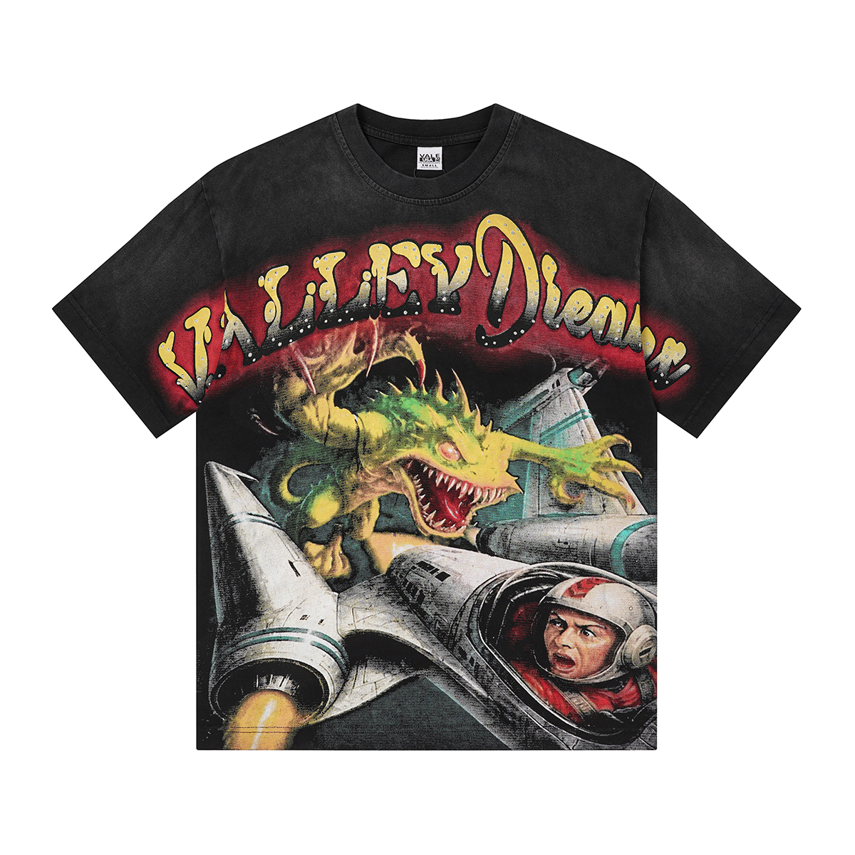 New Vale forever washed black tshirt