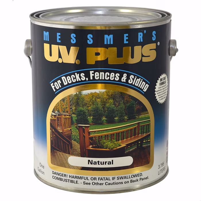 60‐Pack of 1 gal Messmer's MC?00 Natural U.V. Oil‐Based Plus Transparent Stain
