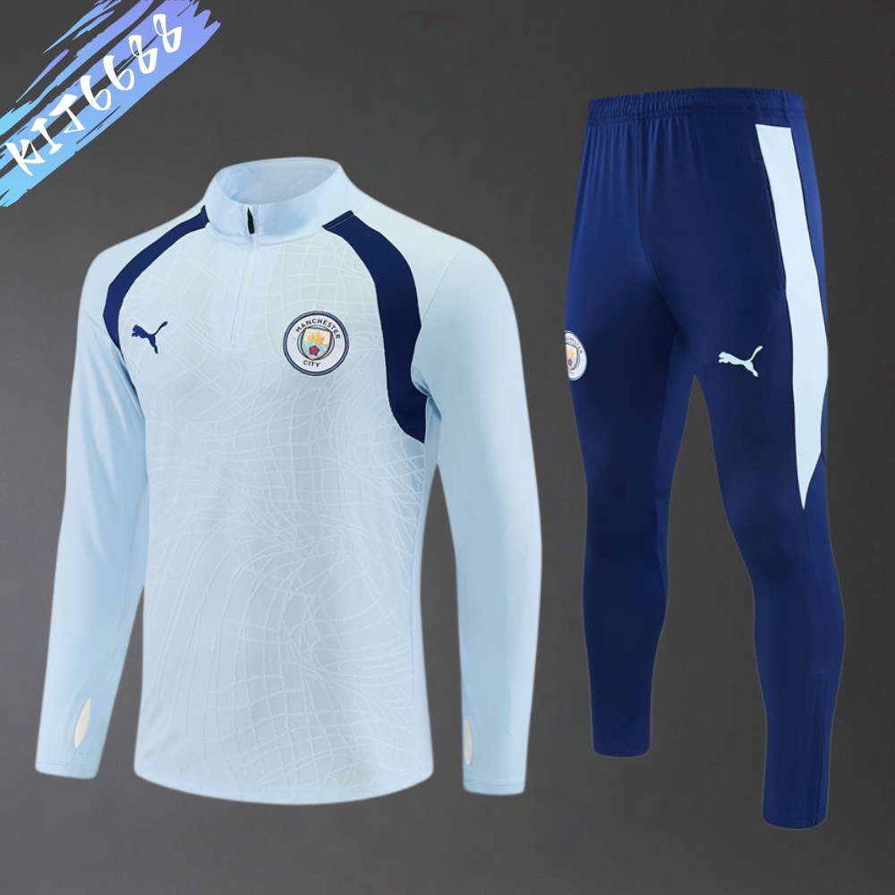 2026/2027 Manchester City Half Ziptraining suit (Adult Kids Kit)