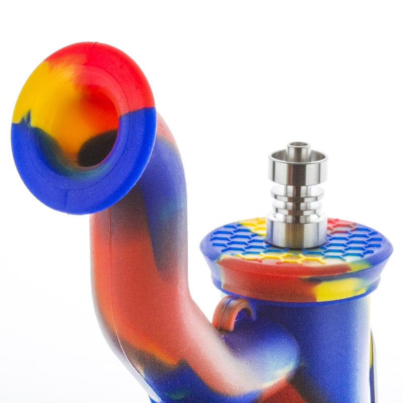 Silicone Mini Dab Rig (Random Color)