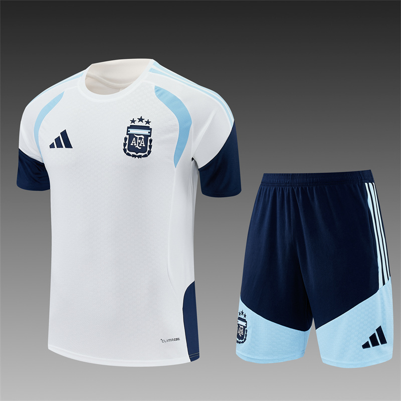 2026-2027 Argentina Adult/Kids Training clothes short sleeves shorts