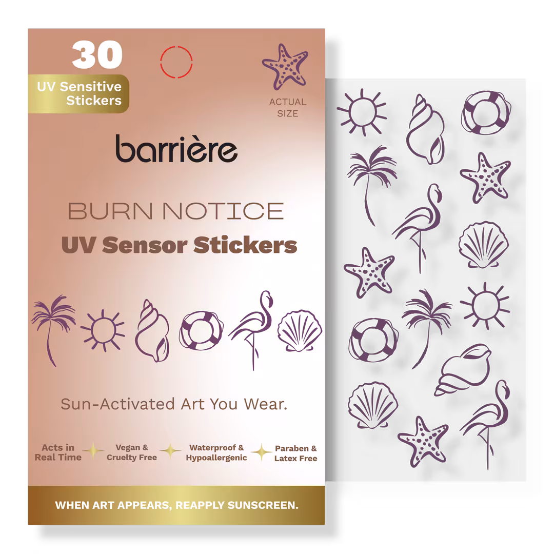 Barrière  Burn Notice UV Sensor Sticker 30-Pack
