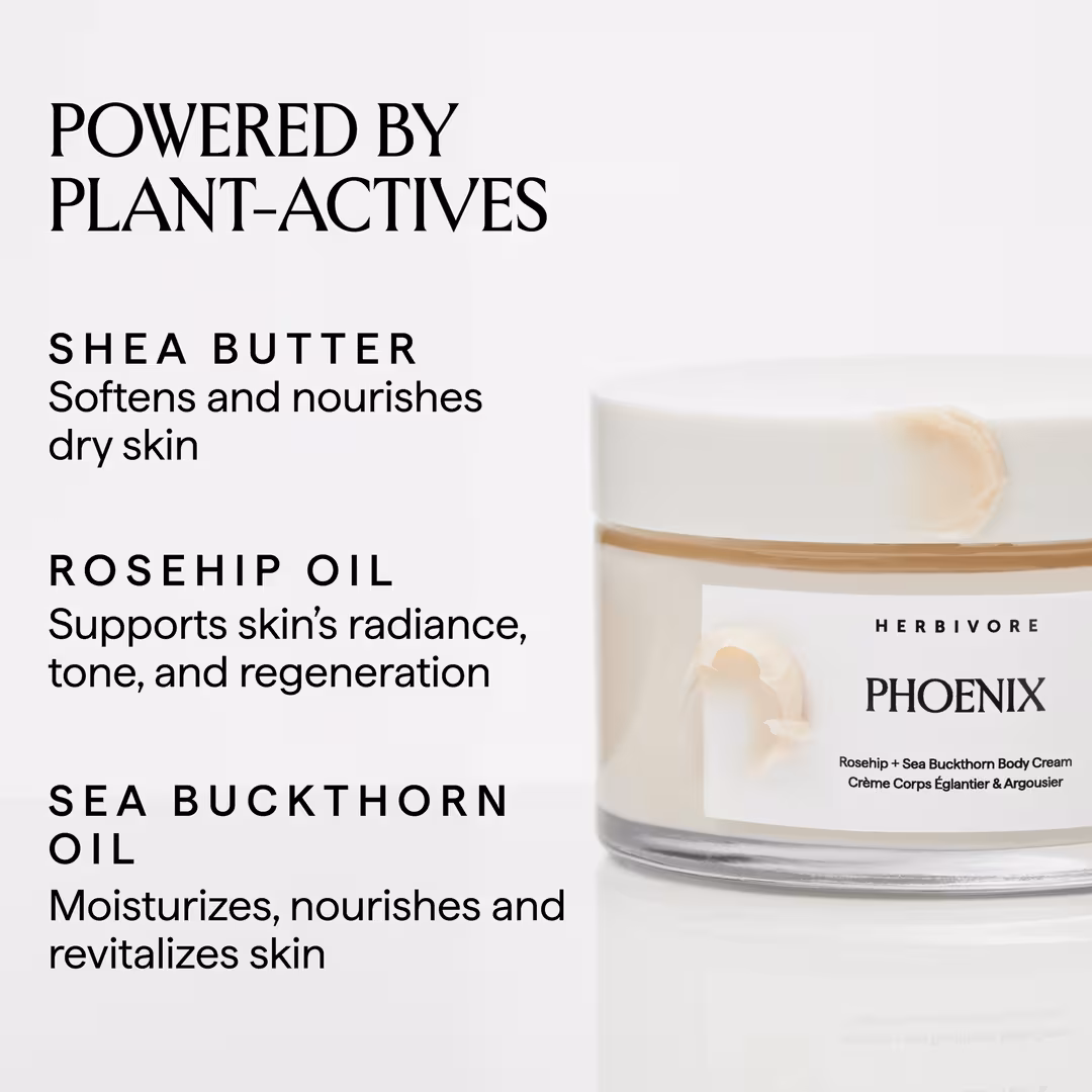 HERBIVORE  PHOENIX Rosehip + Sea Buckthorn Body Cream