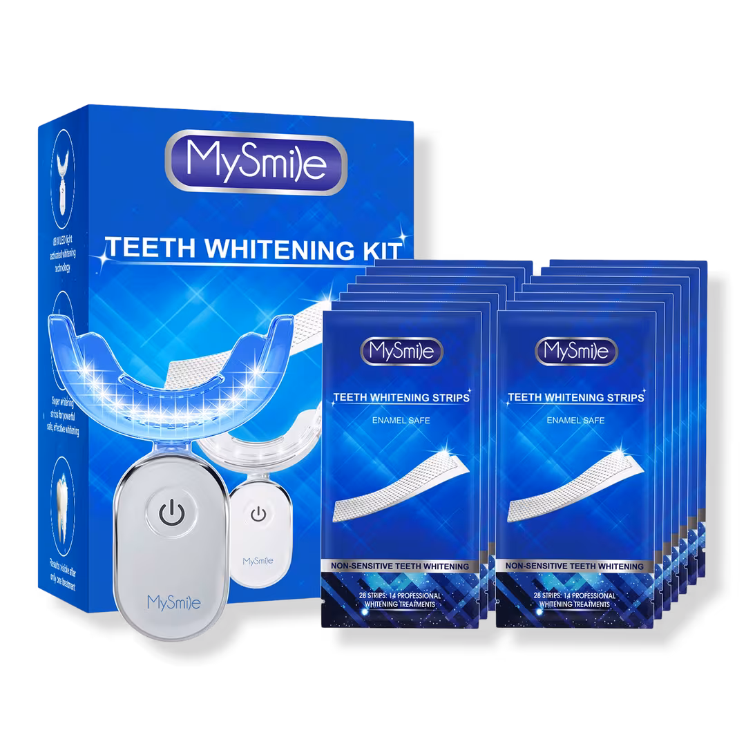 MySmile  Teeth Whitening Strips with LED Light Kit