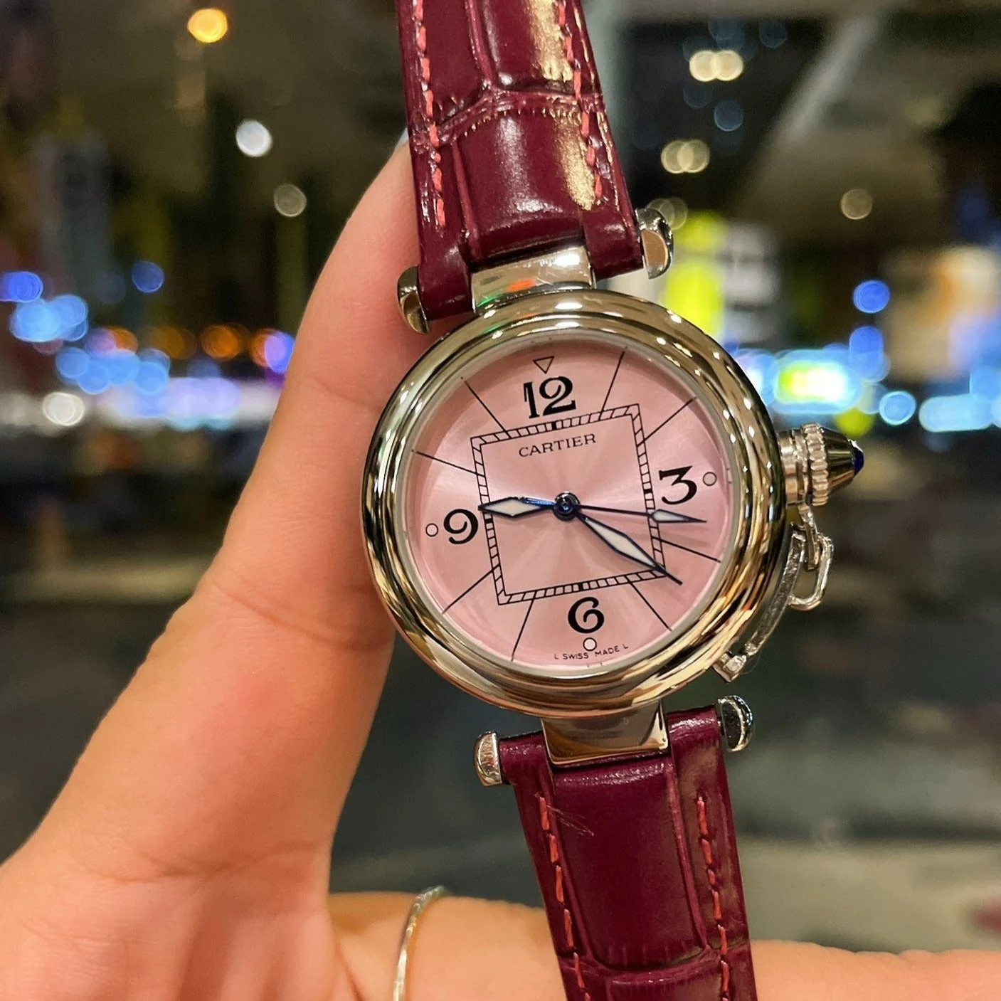 Cartier Watch PASHA DE CARTIER 35MM QUARTZ PINK DIAL