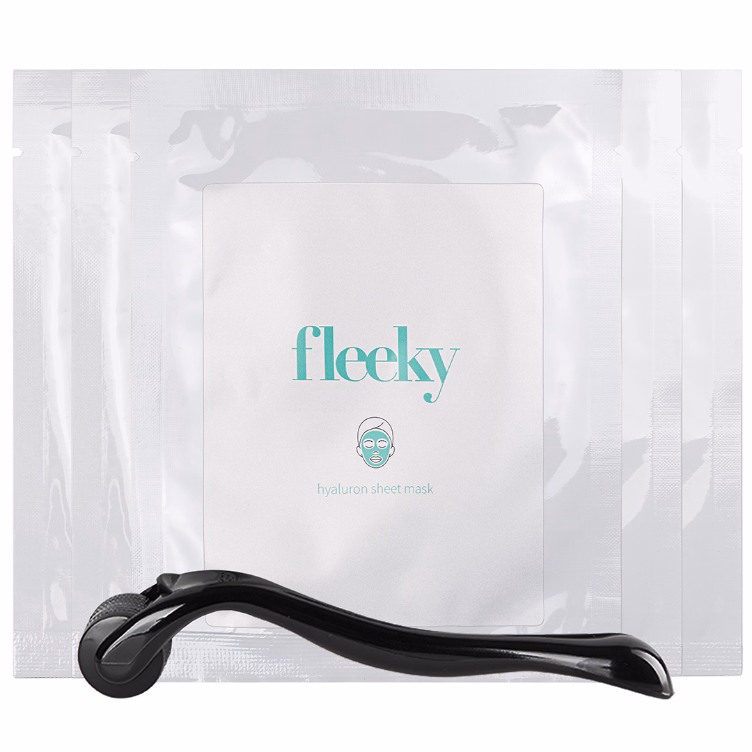 Hyaluron Sheet Mask mit 540 Needle Dermaroller