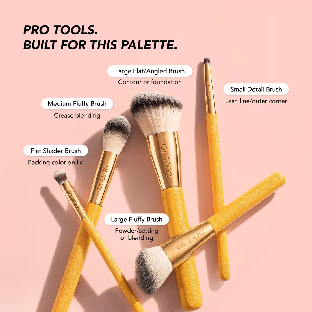 Doll 10  Chelsea Bananas x Doll 10 Totally Bananas Brush Collection