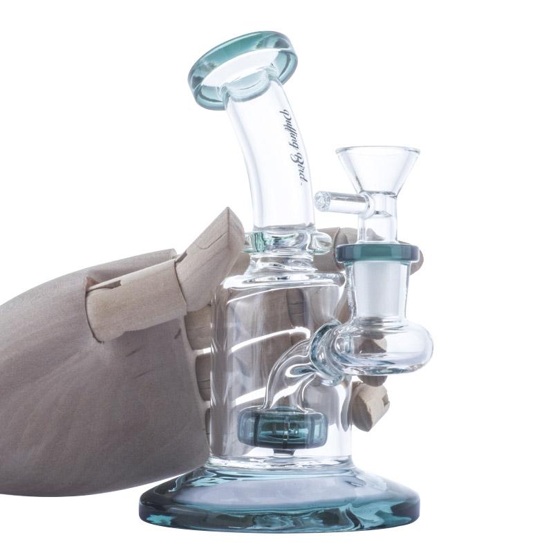 6 Mini Showerhead Perc Glass Dab Rig