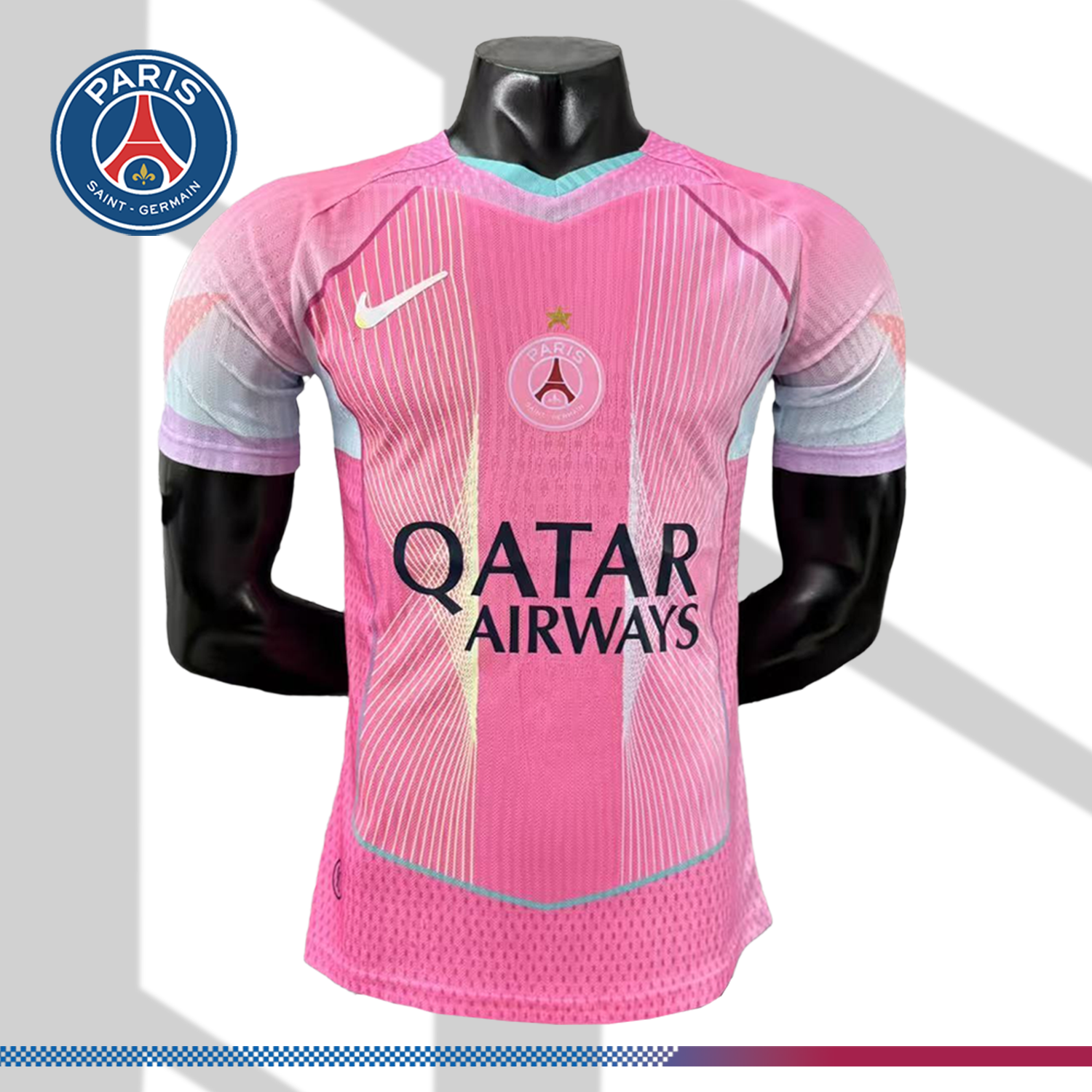 2025/2026 Paris Saint-Germain Pink Special Edition Football Shirt (Player Edition)