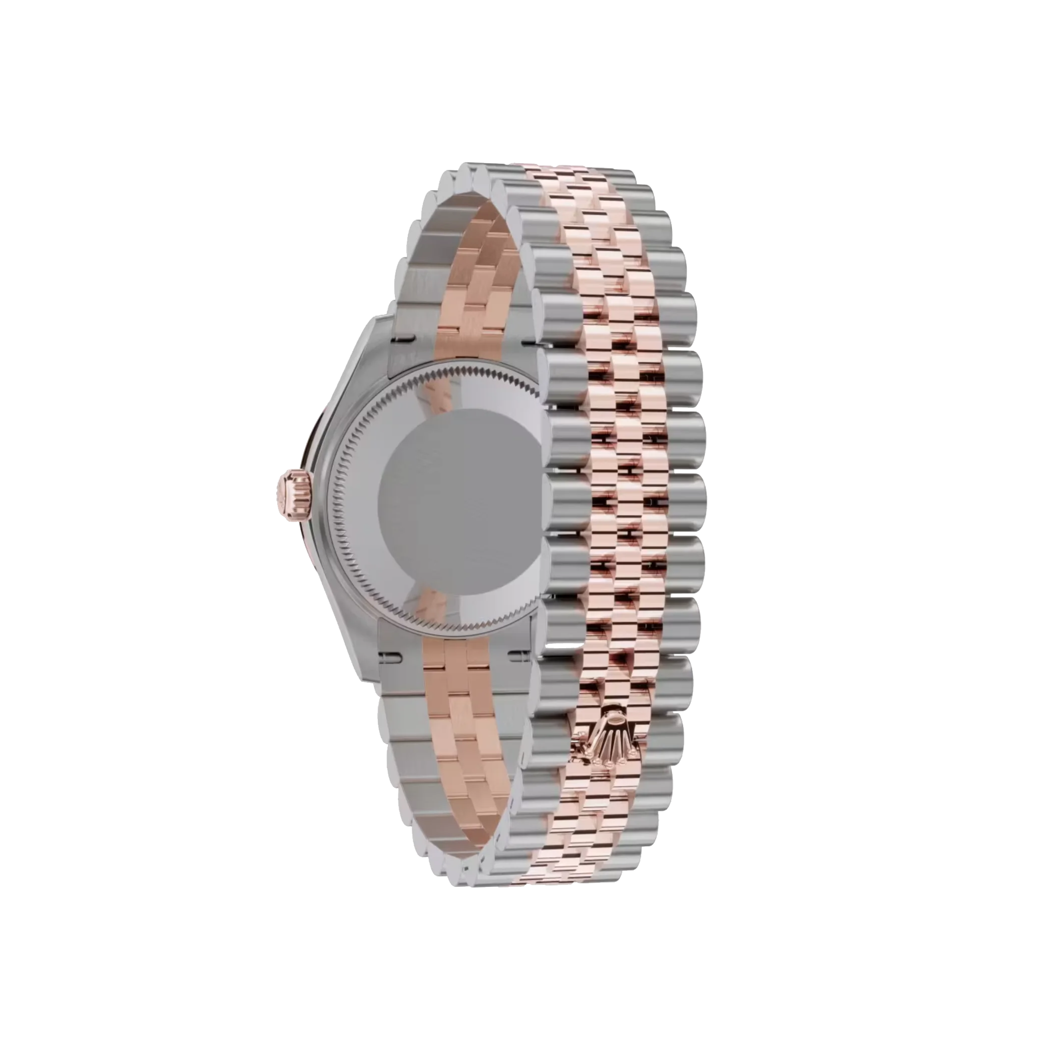 Rolex Datejust: Oystersteel and Everose gold, aubergine, diamond-set dial, Jubilee bracelet, m278341rbr-0020