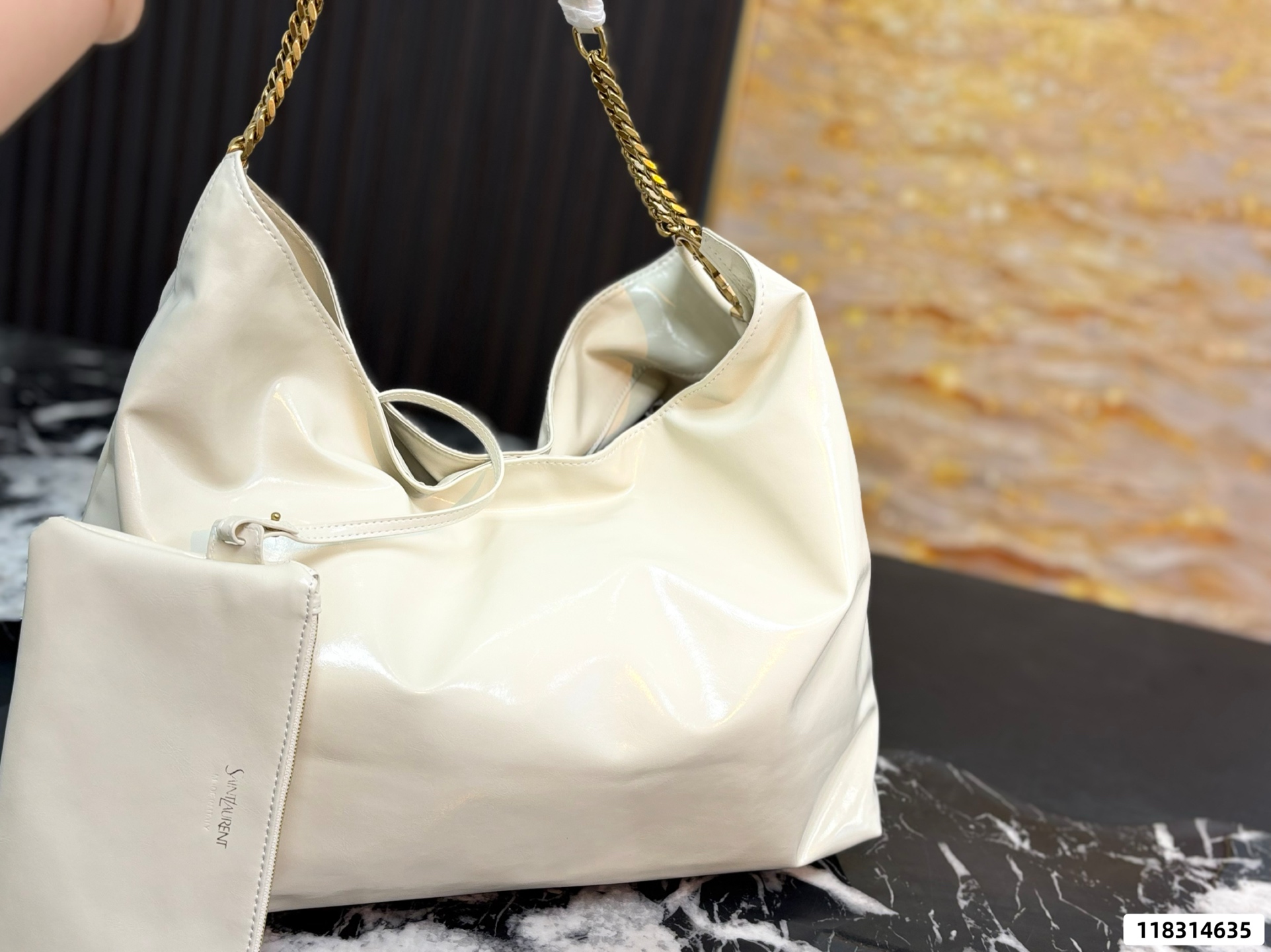 YSL Chain-Strap Crossbody Bag
