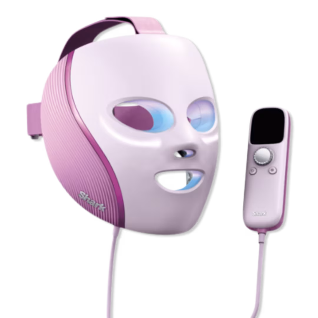 Shark Beauty  CryoGlow Plus Under-Eye Cooling + Wider-Coverage LED Anti-Aging Mask in Pastel Berry