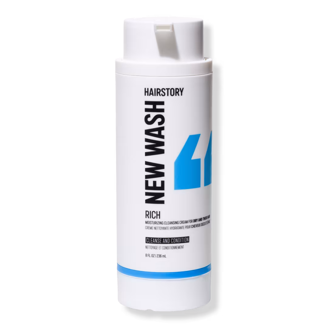 Hairstory  New Wash Rich Cleansing & Conditioning Cream For Thick, Coarse and Curly Hair