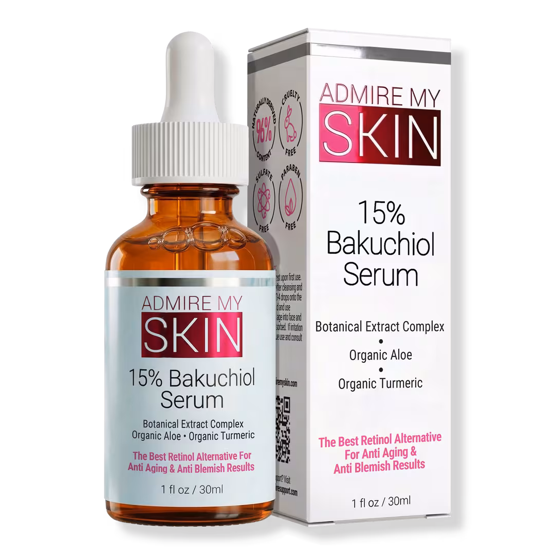 Admire My Skin  15% Bakuchiol Serum Natural Retinol Alternative