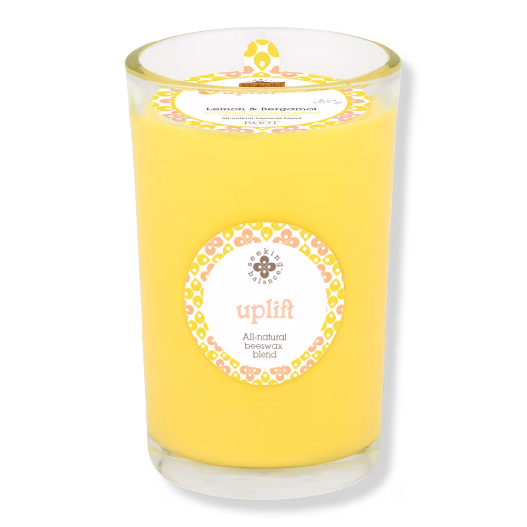 Root Candles  Seeking Balance Uplift - Lemon & Bergamot Aromatherapy Candle