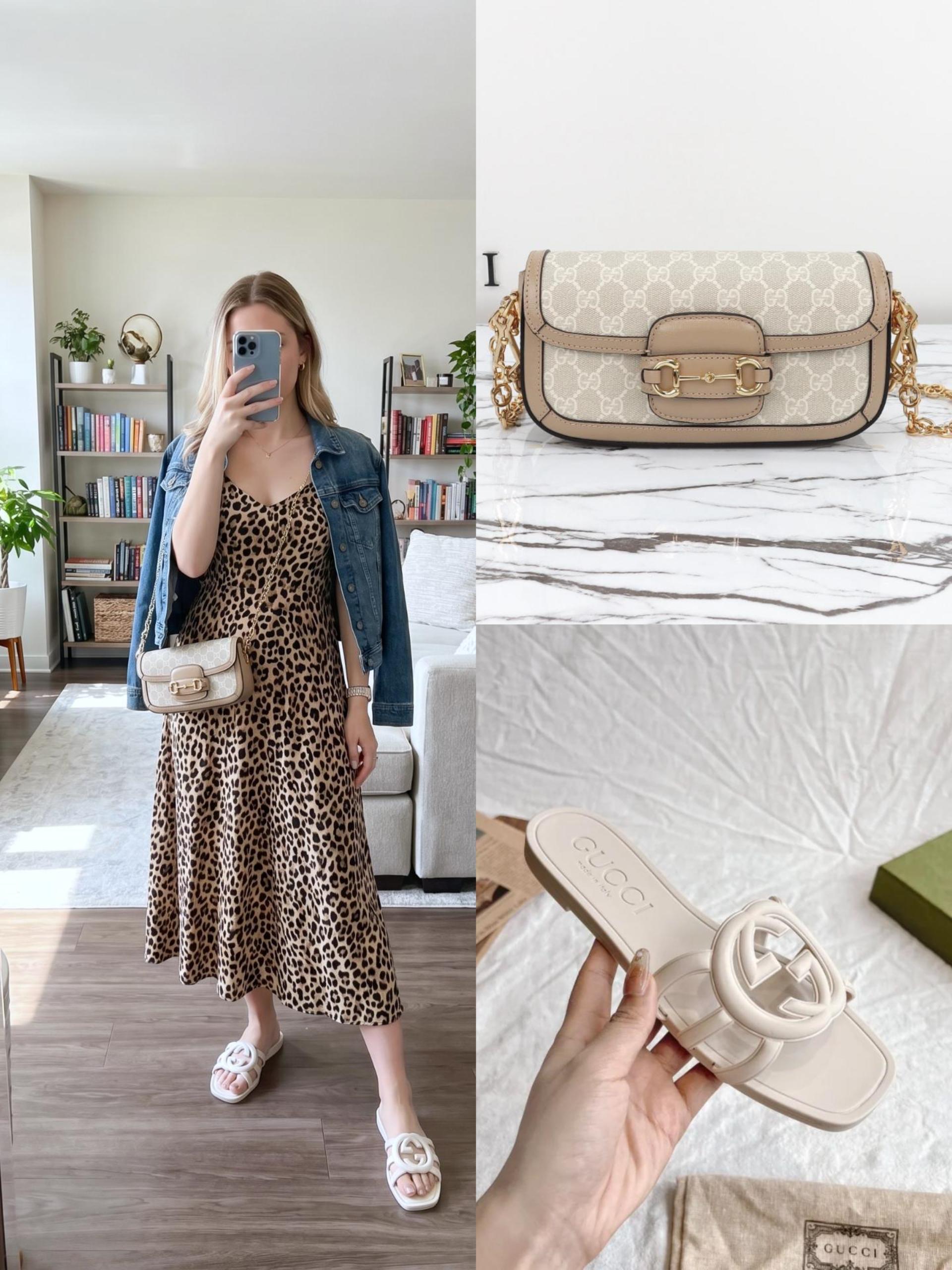 Gucci Shoes & Bag Set