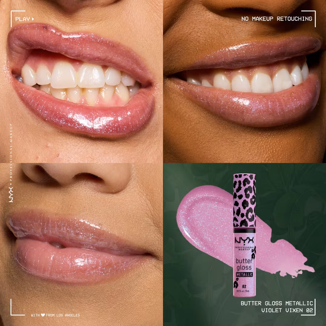 NYX Professional Makeup  Party Animals Butter Gloss Metallic