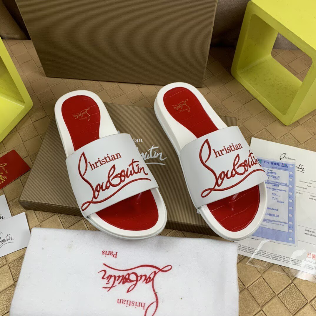 CHRISTIAN LOUBOUTIN SLIPPERS - CCSHOES