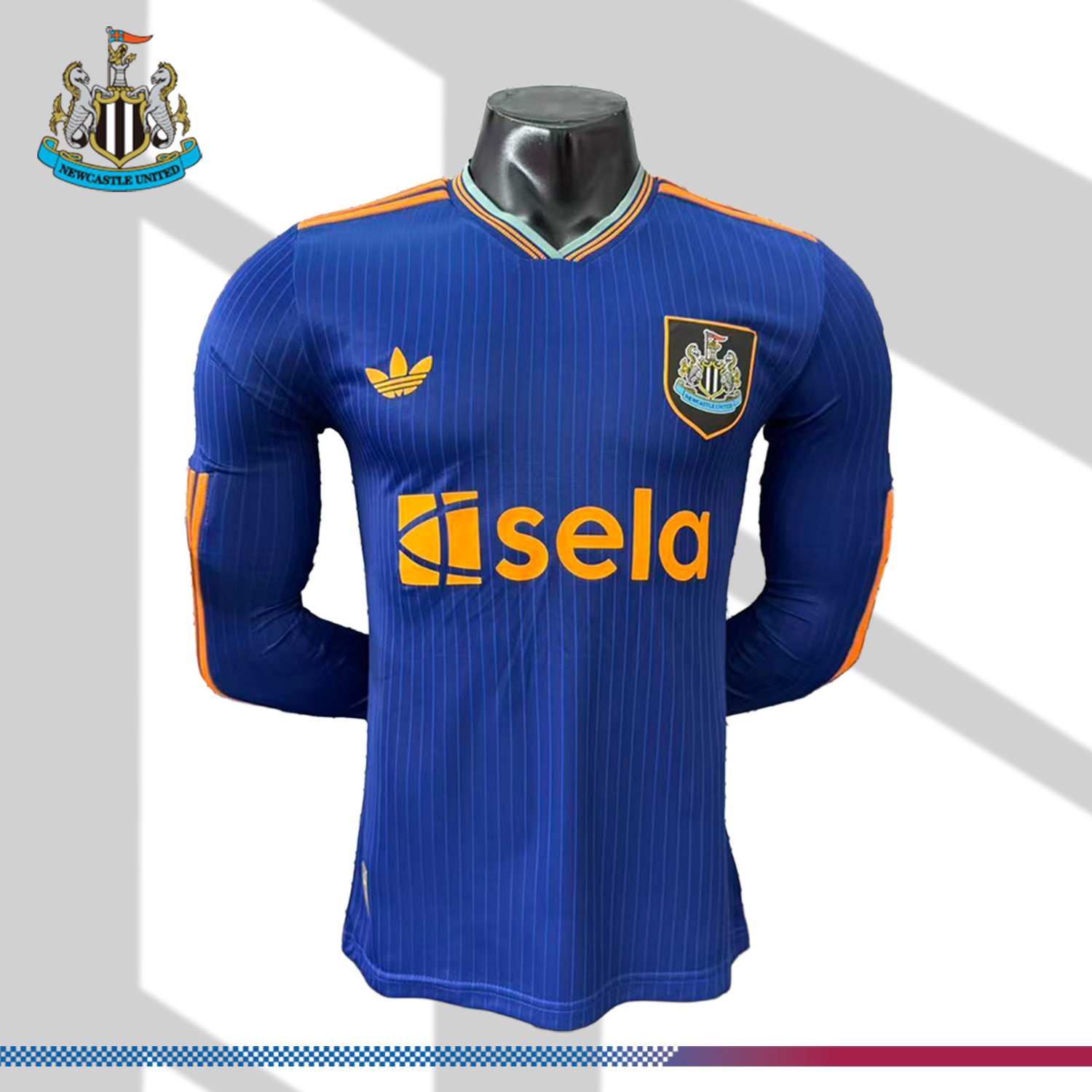 2025/2026 Newcastle United long-sleeved third football shirt (player version)