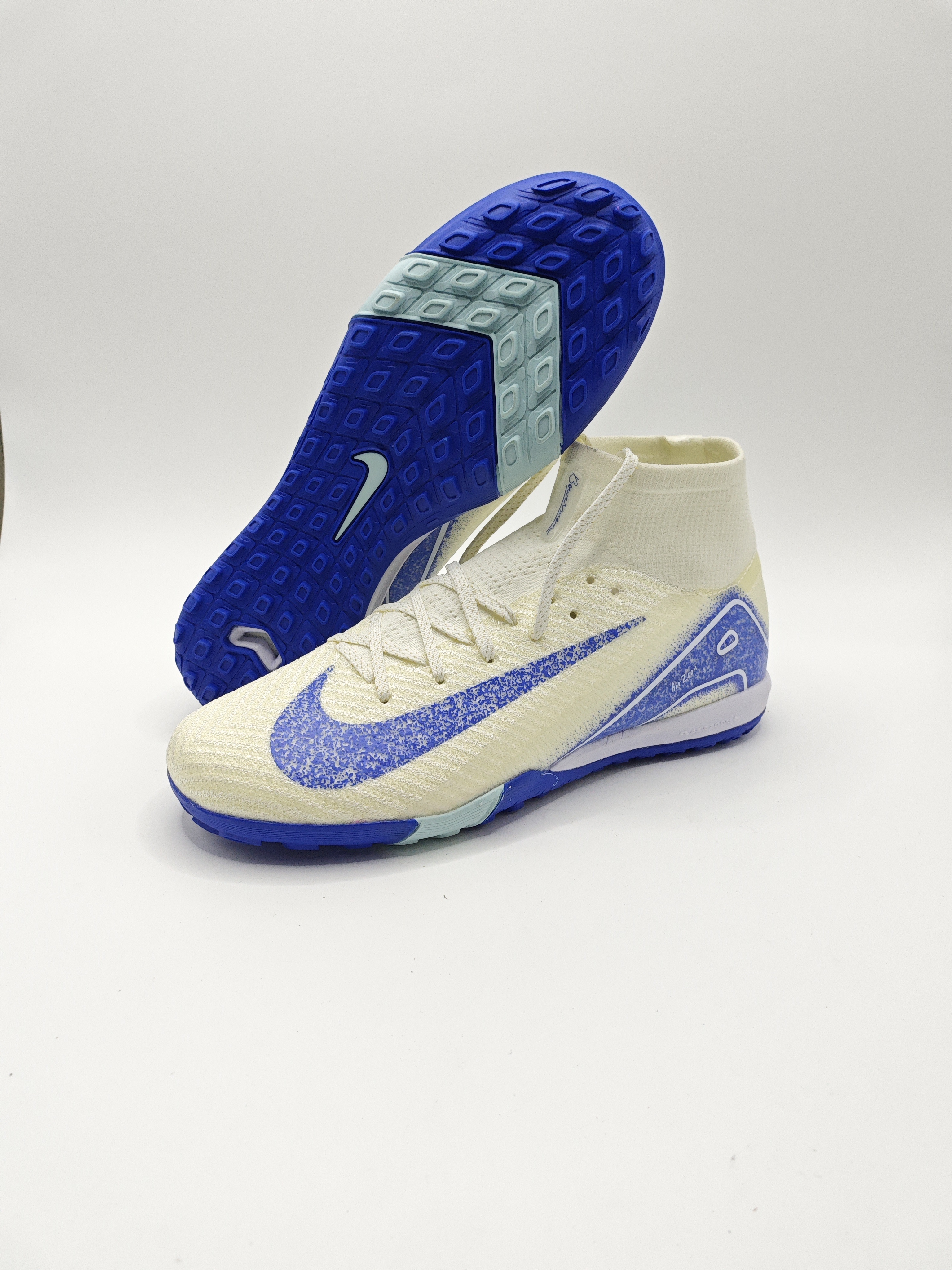 Nike Mercurial 16 High-Top Built-in Full Air Cushion Waterproof Knit Turf Studs MD Outsole Soccer Cleats