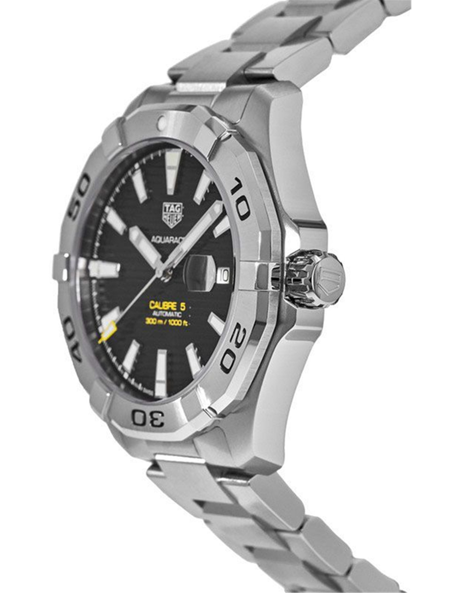 Replica Tag Heuer Aquaracer Black Dial Stainless Steel Bracelet WAY2010.BA0927 43 MM
